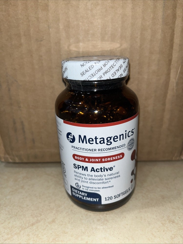Metagenics SPM Active - 120 count Softgels Exp 07/26