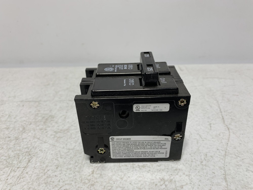 Eaton CL-225 Circuit Breaker 25A 2-Pole 120/240V