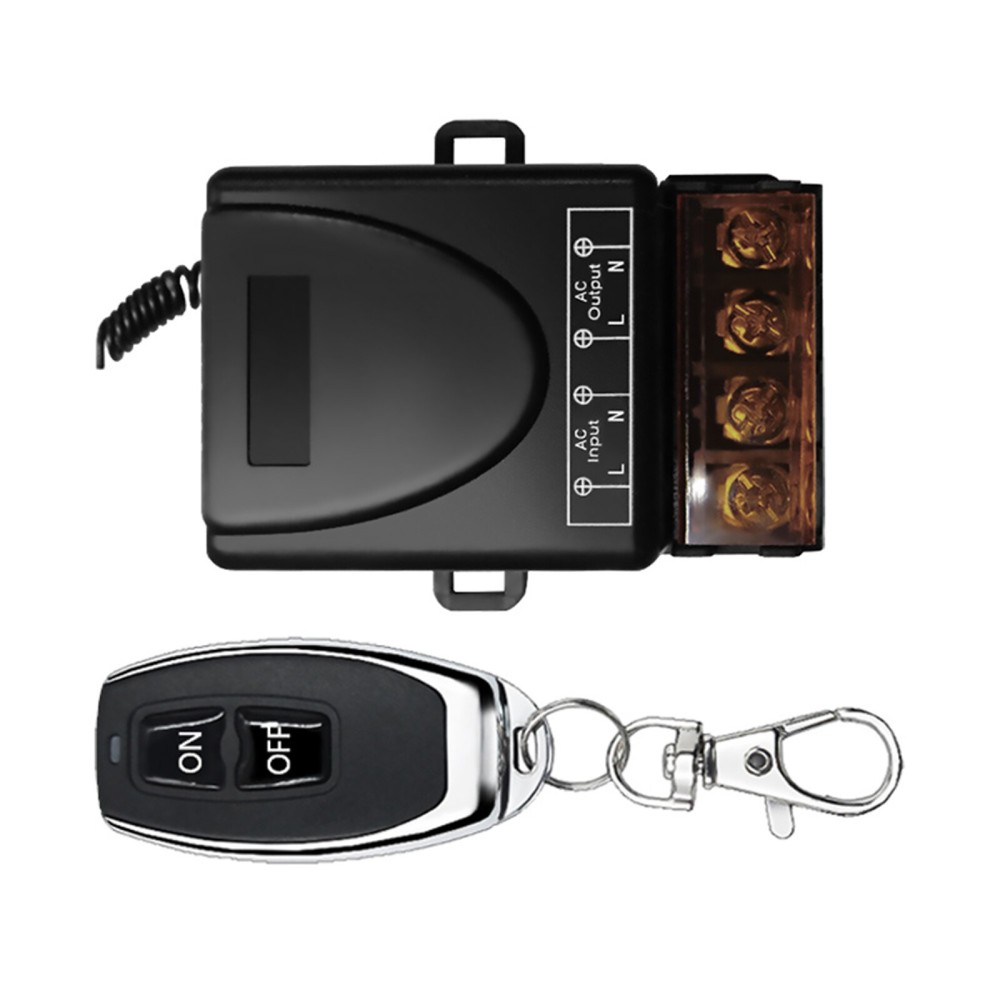 433 Mhz Wireless RF Remote Control Switch Transmitter Receiver With AC 110V 240V