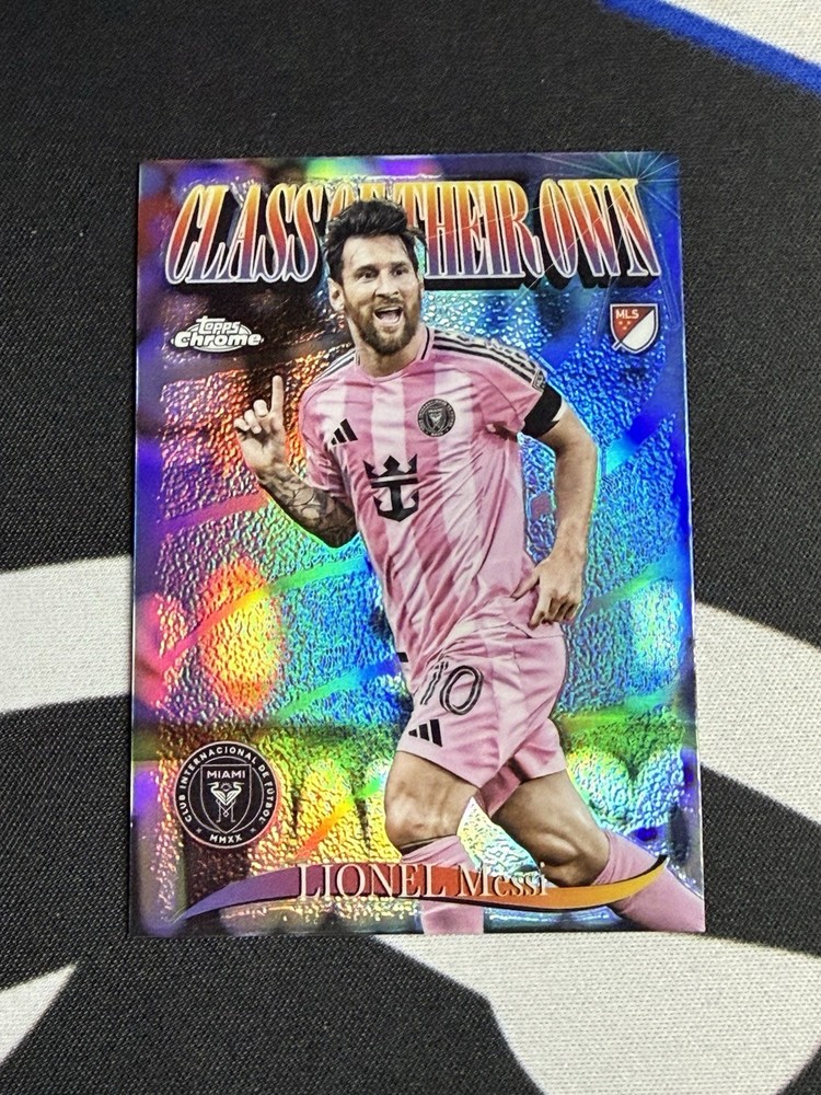 2025 Topps Chrome MLS Lionel Messi A Class Of Their Own