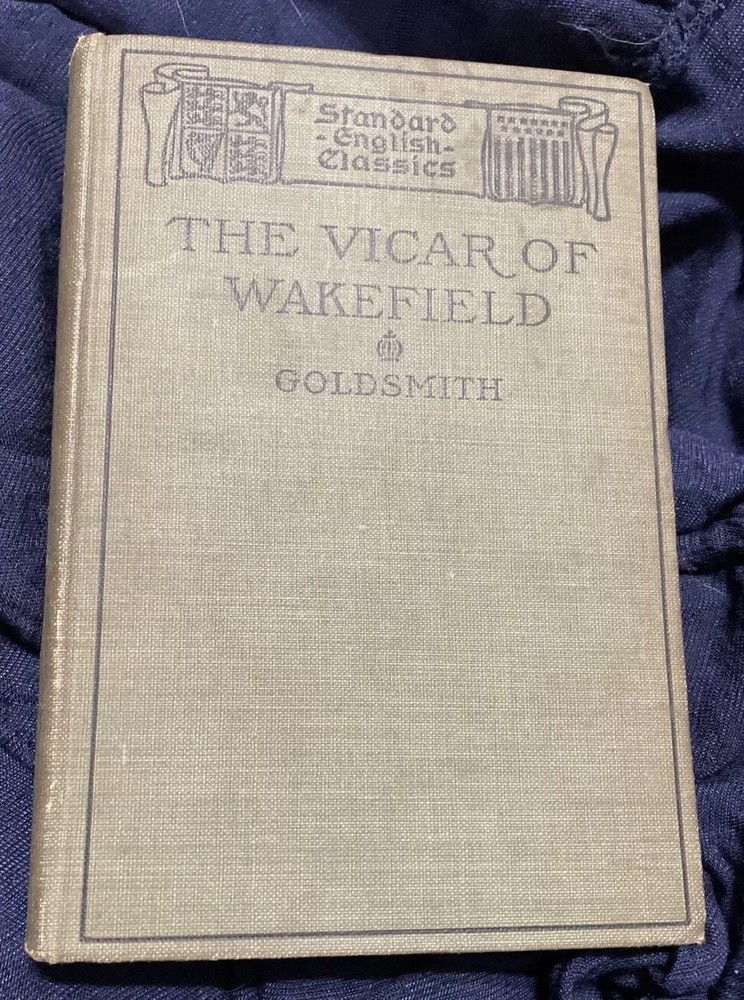 The Vicar of Wakefield by Oliver Goldsmith (1887) Vintage Hardcover Book