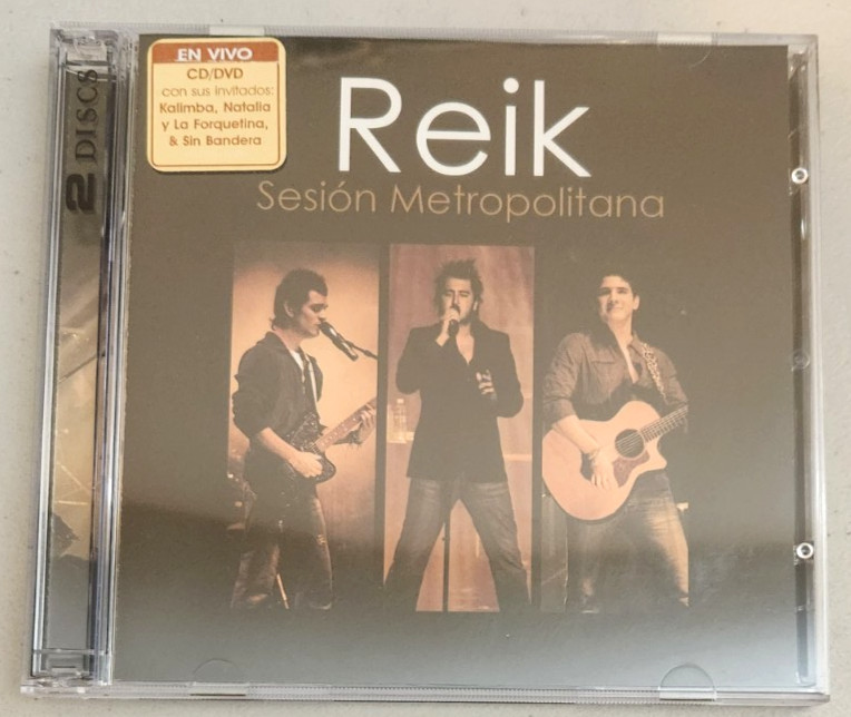 Reik - Sesion Metropolitana NUEVO Y SELLADO 2 Disc set CD/DVD