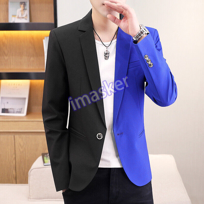 Trendy Slim Fit Men's Autumn Blazer for Nightclub & Casual Wear