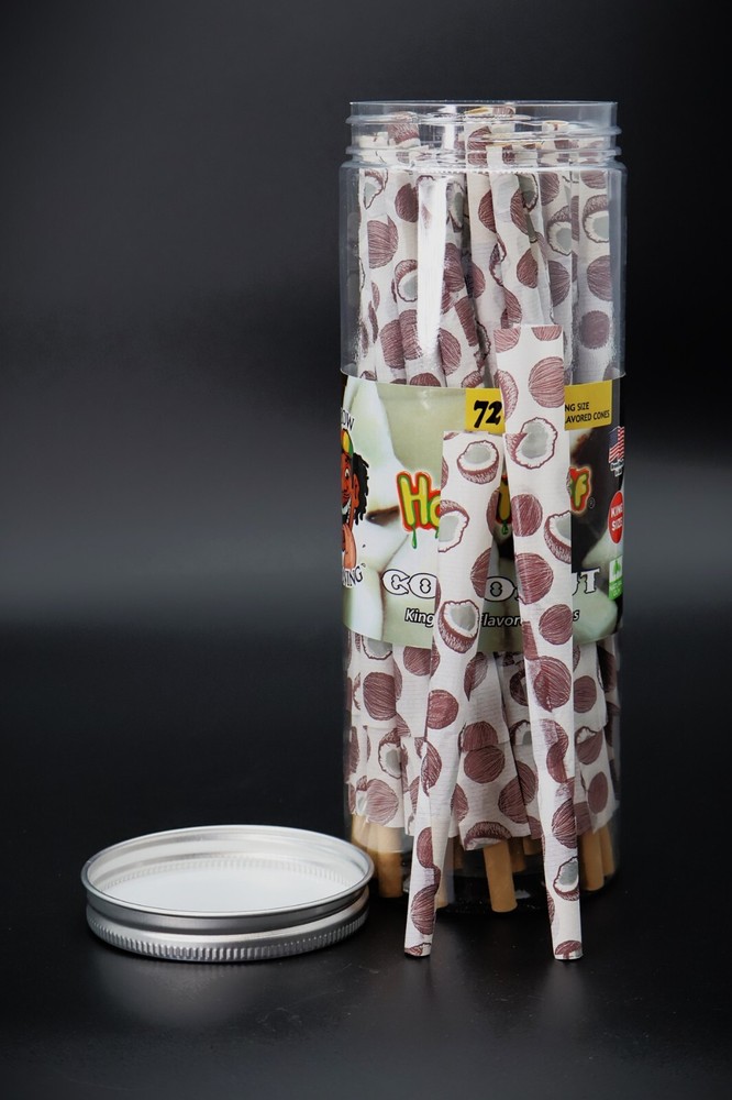 Coconut! Classic King Size(72 Cones) Coconut Flavored Pre Rolled Cones With Tips