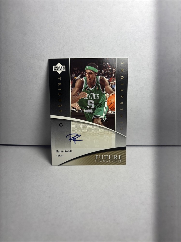 2007 Upper Deck NBA Star Signings RAJON RONDO Auto Celtics Hall Of Fame Auto!