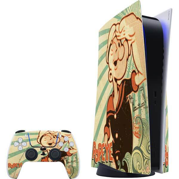 Popeye PS5 Bundle Skin - Popeye out at Sea
