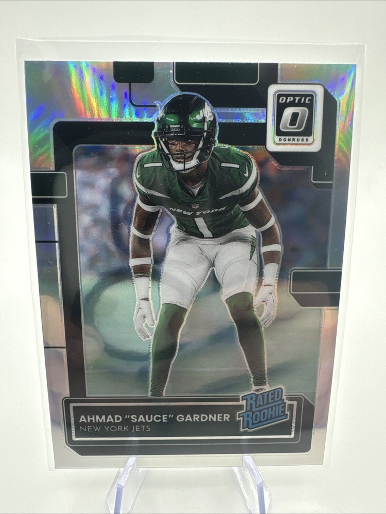2022 Panini Donruss Optic - Rated Rookie Holo Prizm #228 Ahmad Gardner (RC)