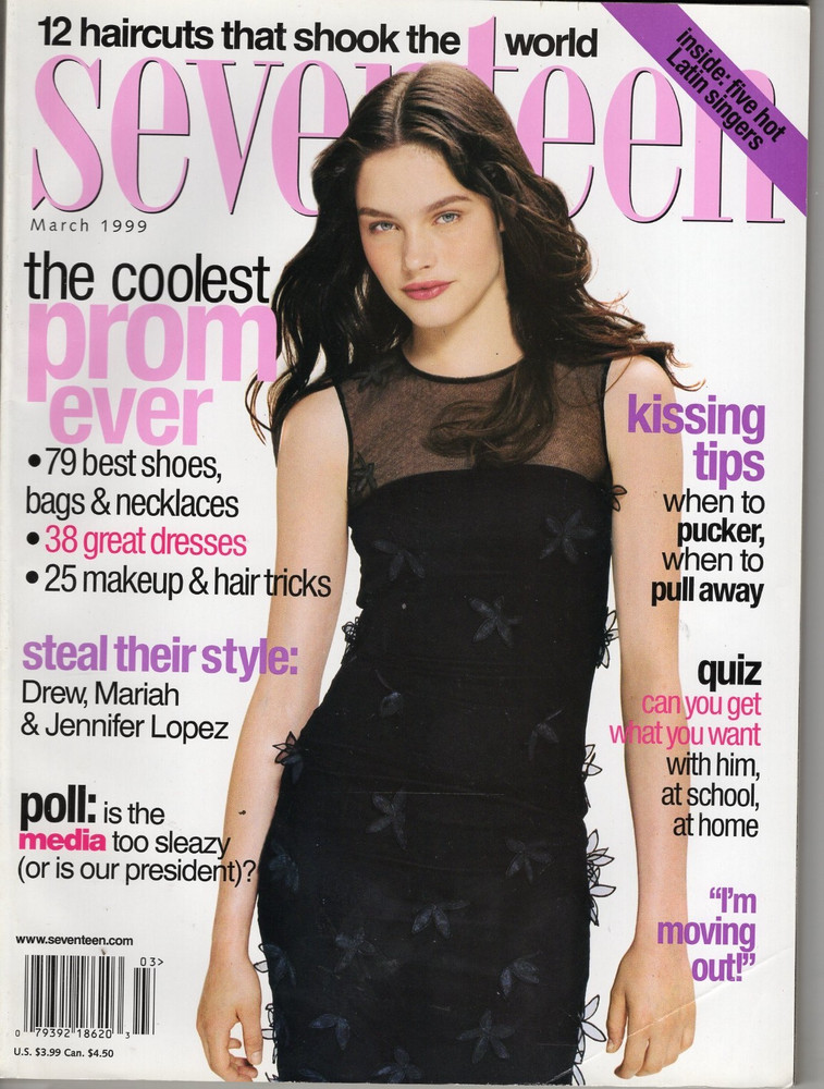 LONNEKE ENGEL March 1999 SEVENTEEN Magazine LAURA PREPON