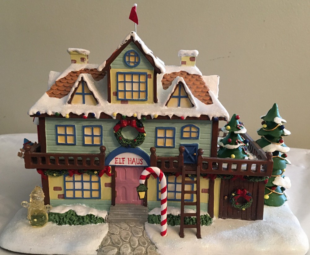 Hawthorne Village Rudolph's Christmas Town ELF HAUS - DORMITORY