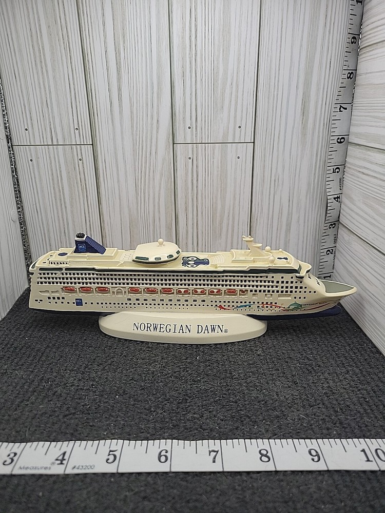 NORWEGIAN DAWN Ship Model Freestyle Cruise Line Resin NCL  10”