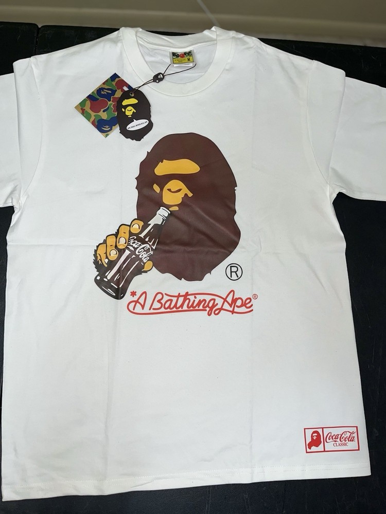 BAPE X Coca Cola On Big Ape T-Shirt Size Medium