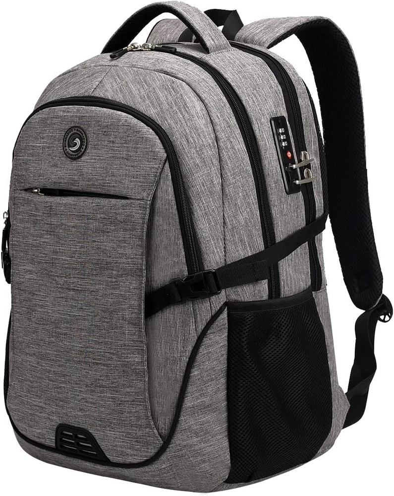 Anti Theft Laptop Backpack with USB Charging Port for Travel Work School Women Men