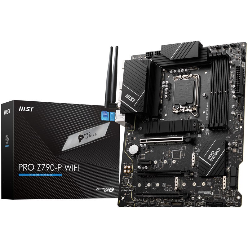 MSI PRO Z790-P WIFI Motherboard ATX LGA1700 Socket Z790 Chipset 7E06-001R