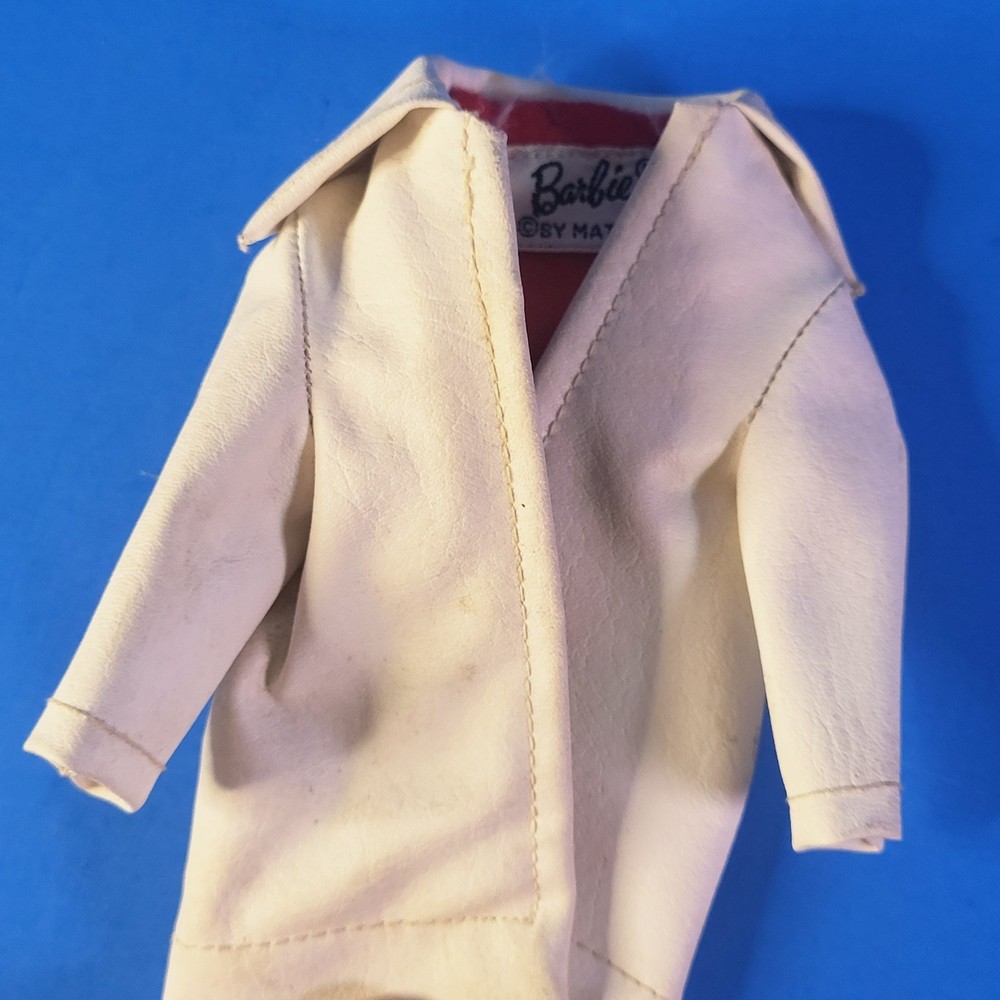 Vintage Barbie Winter Holiday #975 White Jacket Only Tagged