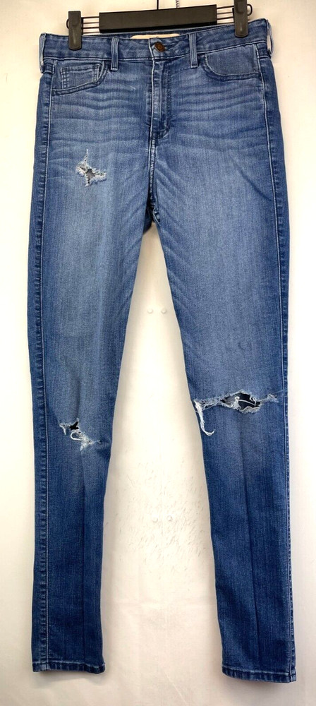 Hollister Jeans - Juniors Size 5R - Super Skinny High Rise Straight Blue (2224)