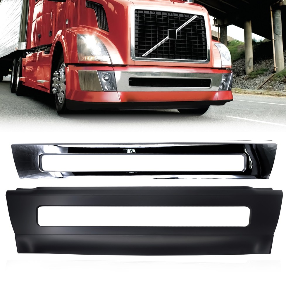2004-2015 Volvo VNL Semi Truck Chrome Trim Center Bumper 20470446