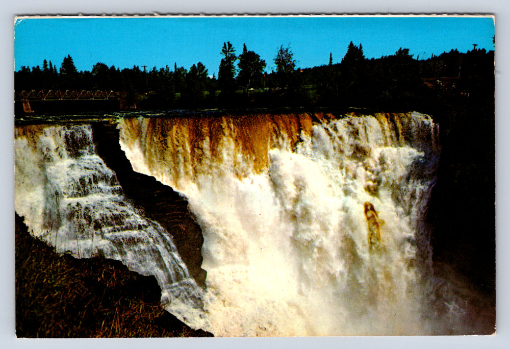 Vintage Postcard Kakabeka Falls Ontario Canada