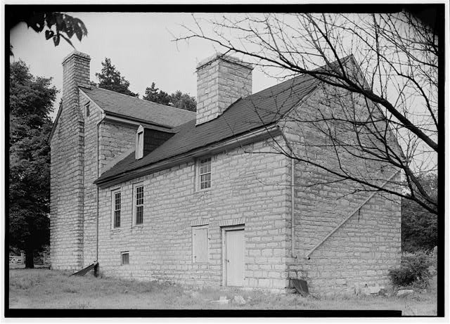 Photo:Historic American Buildings Survey Stone House 1910s Stone Chimneys