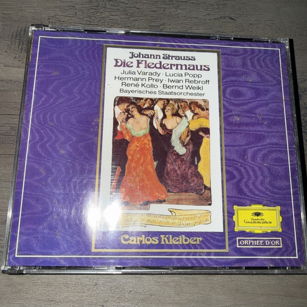 Johan Strauss: Die Fledermaus -  2 CD Deutsche Grammophon - Carlos Kleiber
