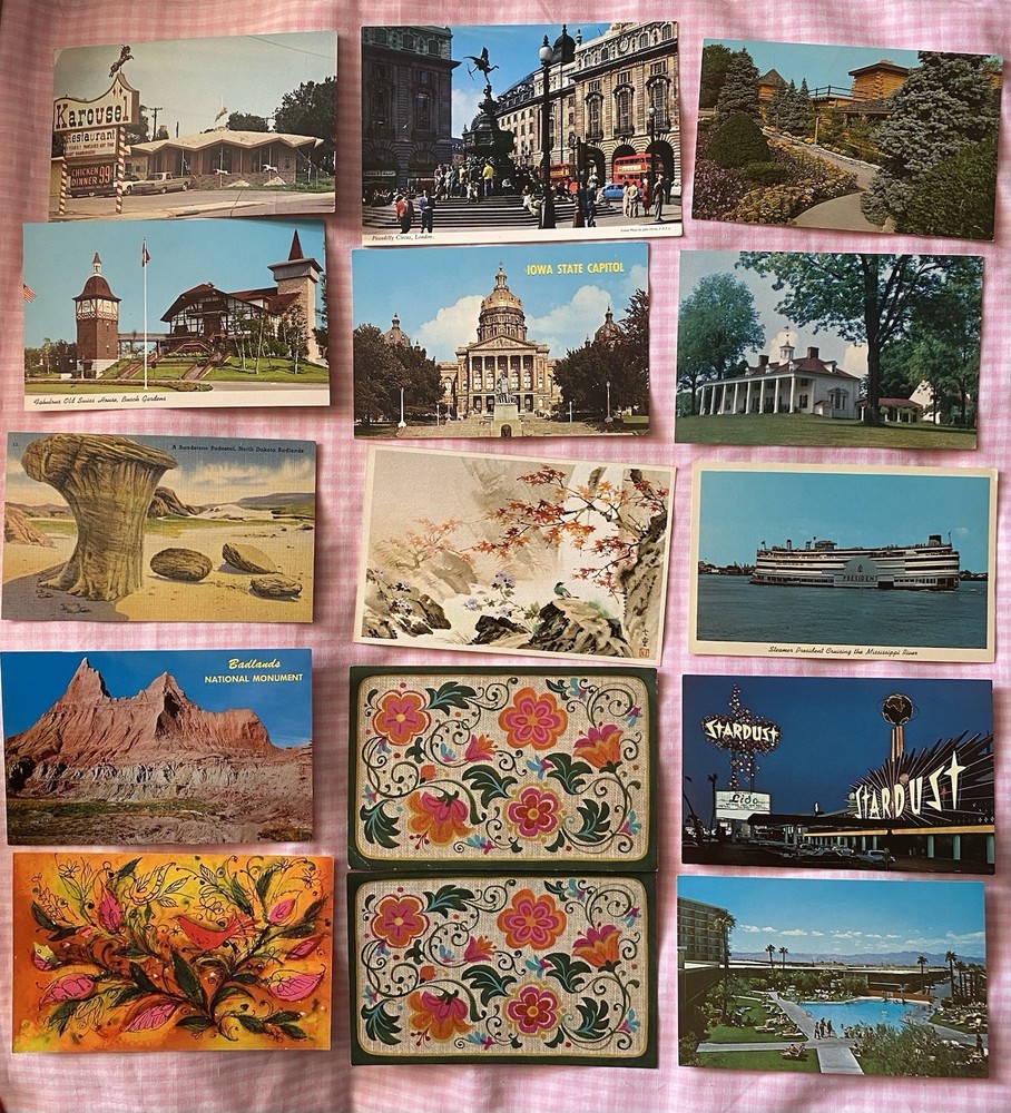 Lot Of 90 Vintage Postcards. Disney, NASA, Berlin