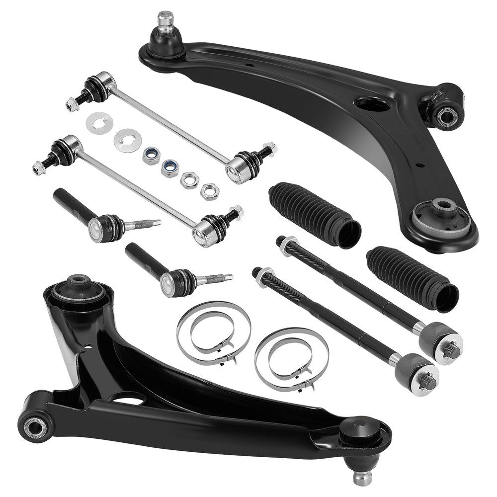 For 2007-2012 Dodge Caliber Front Control Arm & Ball Joint Sway Bar End Tie Rod