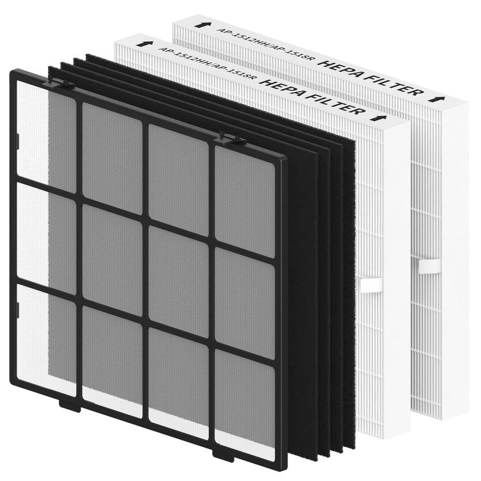 Washable Pre-Filter Kit for Coway Airmega AP-1512HH/200M Air Purifier, Includ...