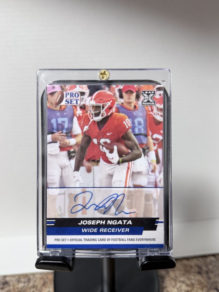 2022 Pro Set Draft Blue Auto #PSA-JN1 Joseph Ngata