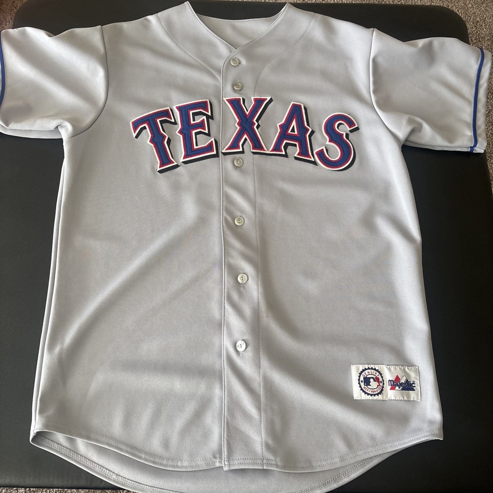 Authentic Vintage Alex Rodriguez #3 gray Texas Rangers majestic jersey