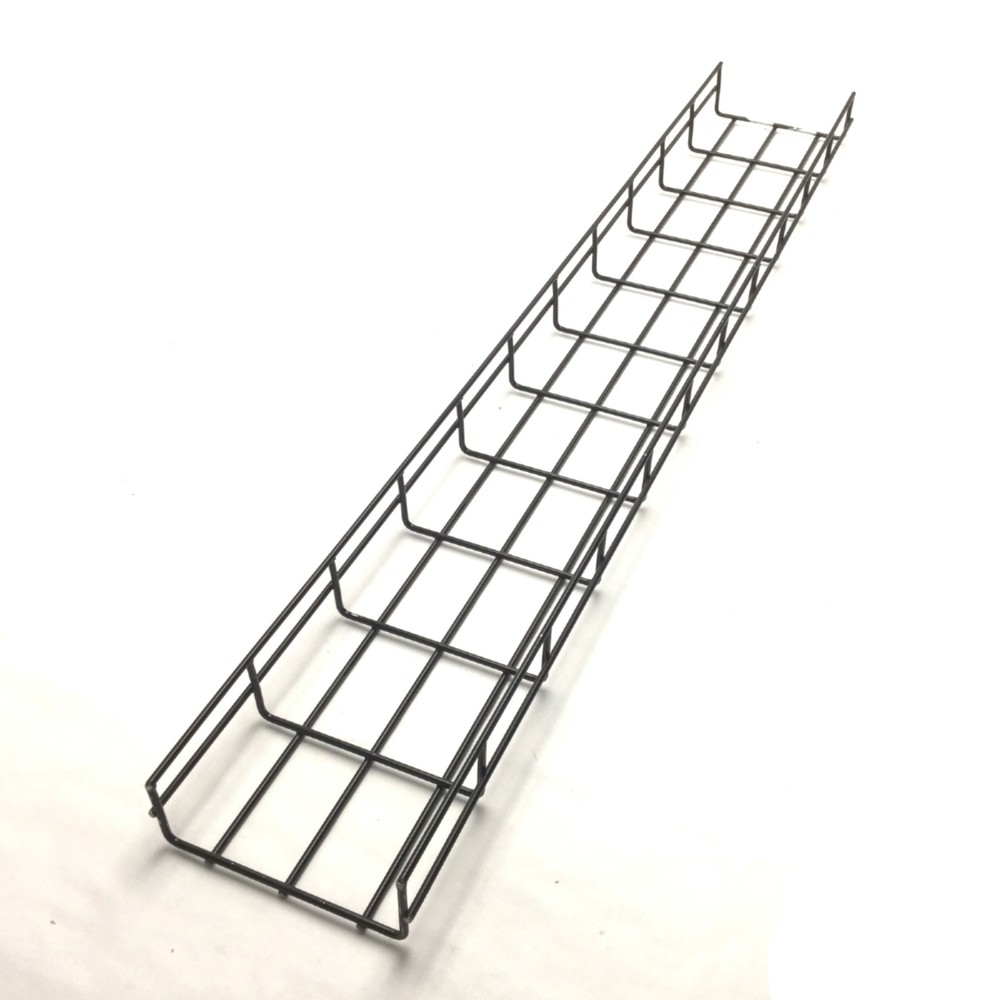 Hoffman QTP2X6BLK Quick Tray Pro Wire Mesh Cable Tray System, Length: 43.5