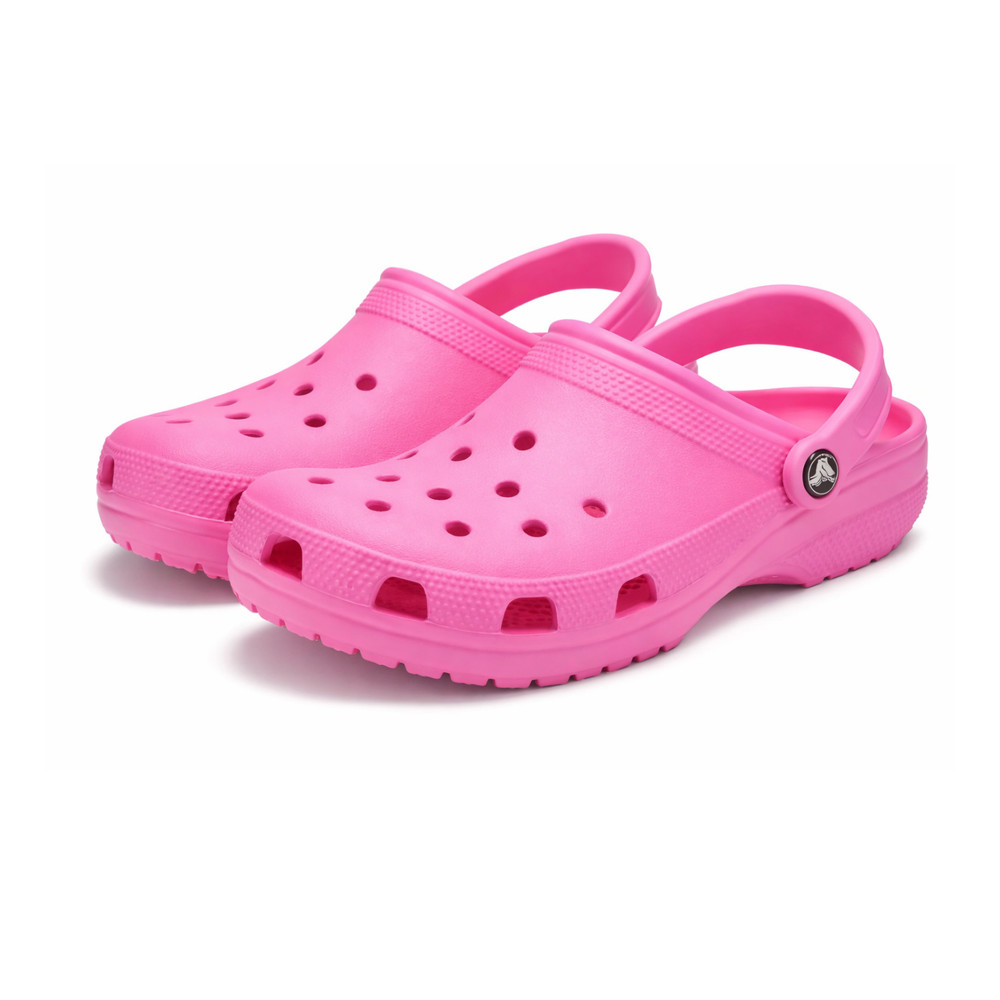 Pink Crocs Classic Clog Unisex Sandals Slip On Lightweight Water Beach Shoes NEW