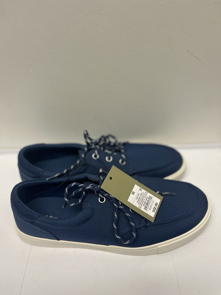 NWT Goodfellow Sneakers Shoes Casual Men’s Size 10 Navy Blue NEW Lace Up Target
