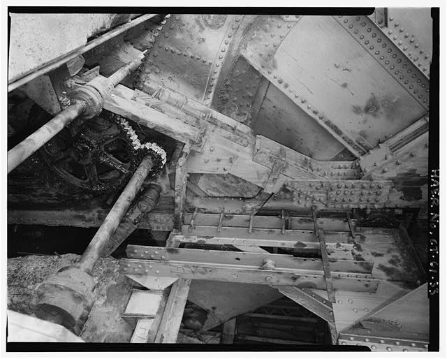 New Haven Connecticut Tomlinson Bridge 1930s drawbridge machinery gears