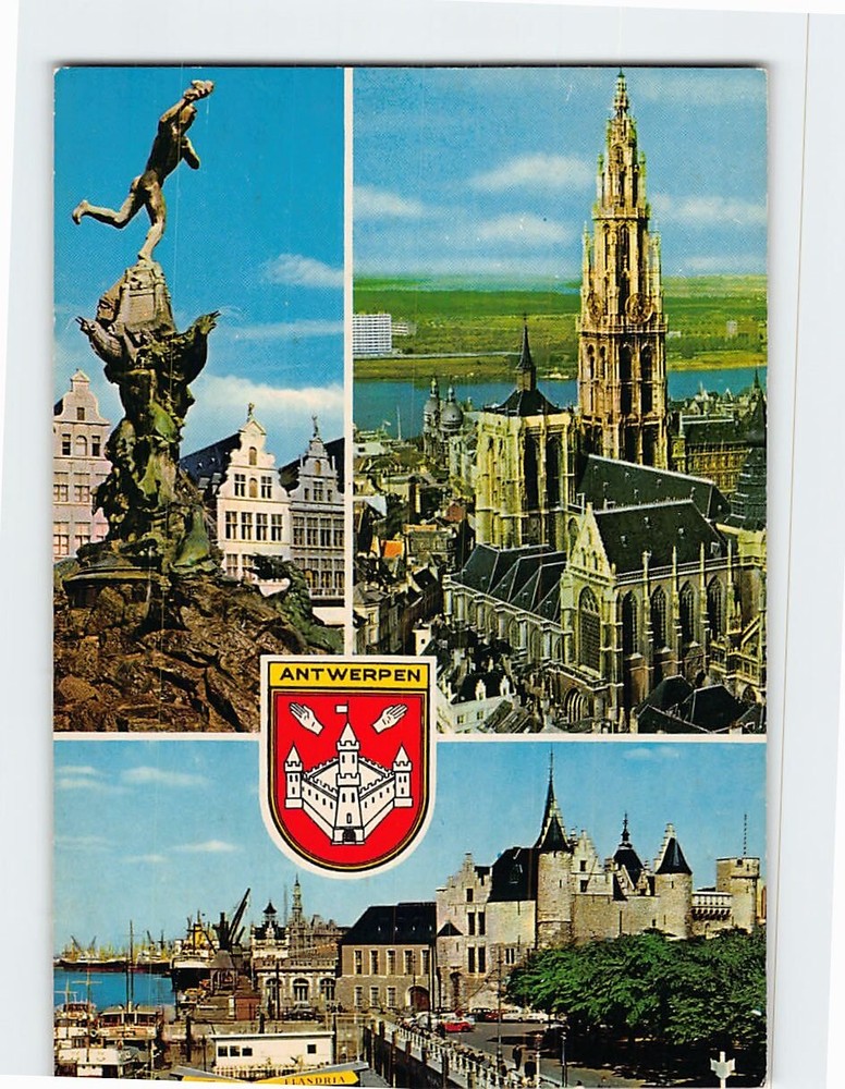 Postcard Antwerp Belgium