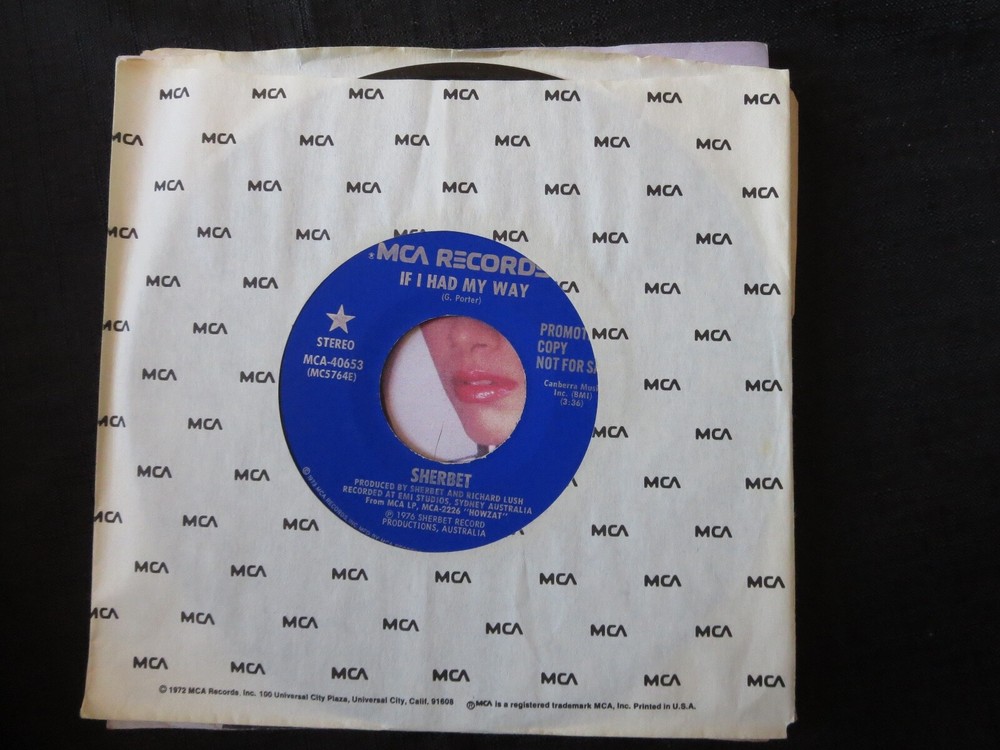 SHERBERT - If I Had My Way PROMO Unplayed Old Stock
