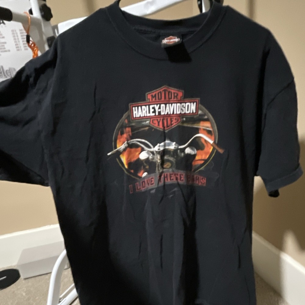 Harley-Davidson Hill City South Dakota Men's Black Graphic Print T-Shirt