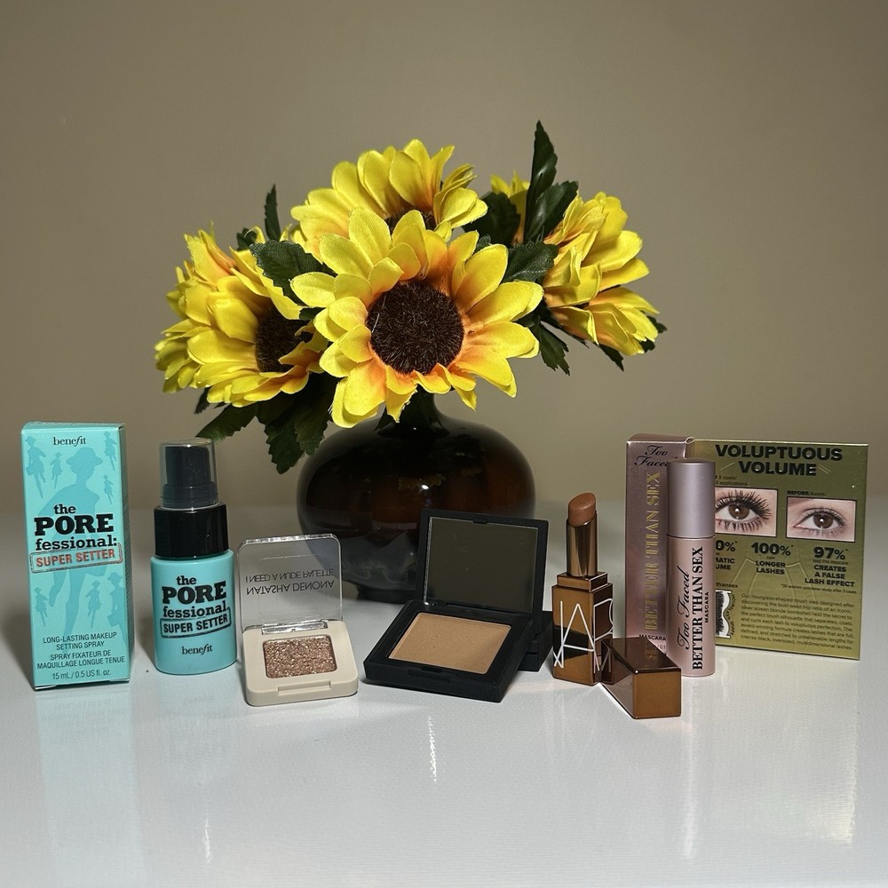 Makeup set. Nars, Natasha Denona, Too Faces, Benefit. ( Travel Size )