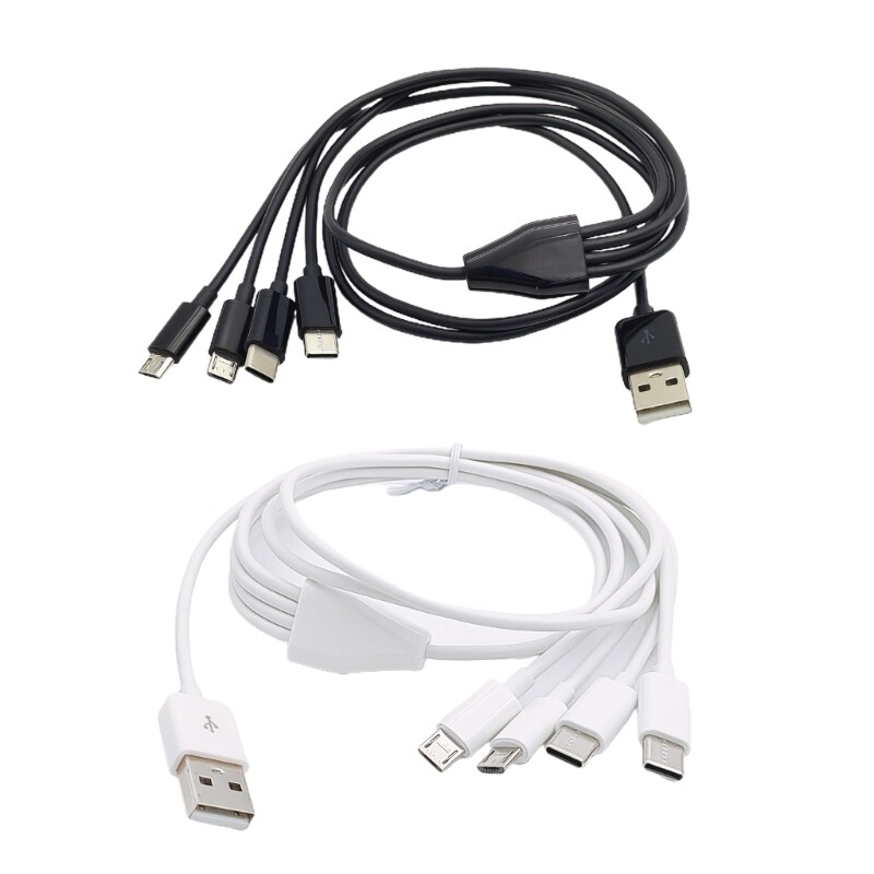 Multi Charging Cable USB A to Phone USB C Micro USB Faster Charging Cord