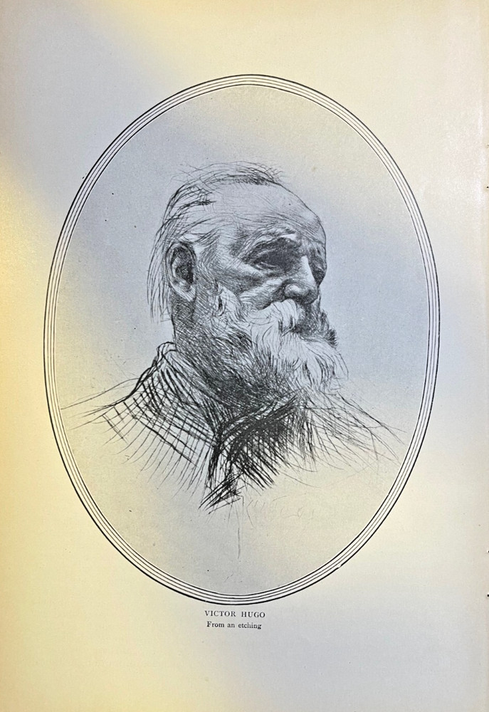 1900 Vintage Magazine Illustration Author Victor Hugo