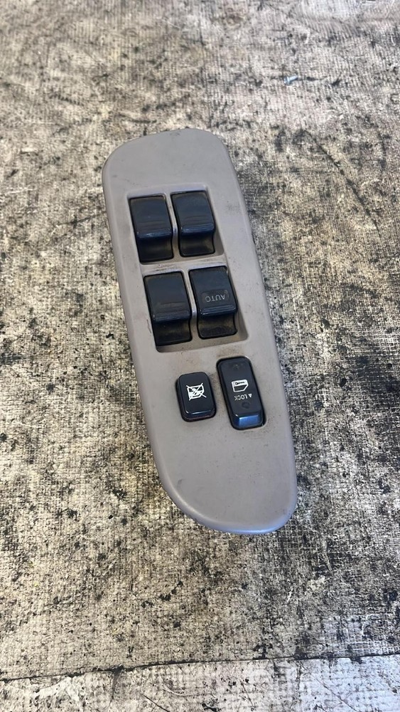 2005-2006 Toyota Tundra Front Driver Master Window Switch Gray Crew Cab OEM