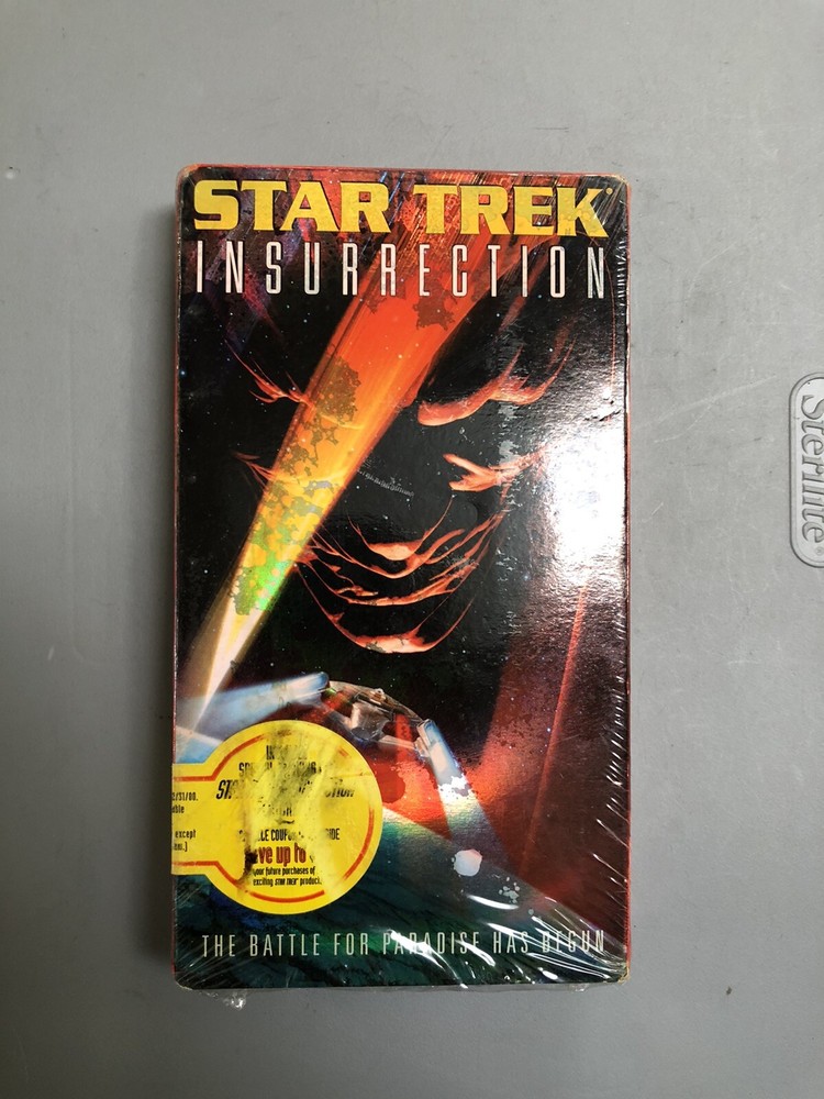 Star Trek: Insurrection (VHS, 1999) --SEALED-- Patrick Stewart, Brent Spiner...