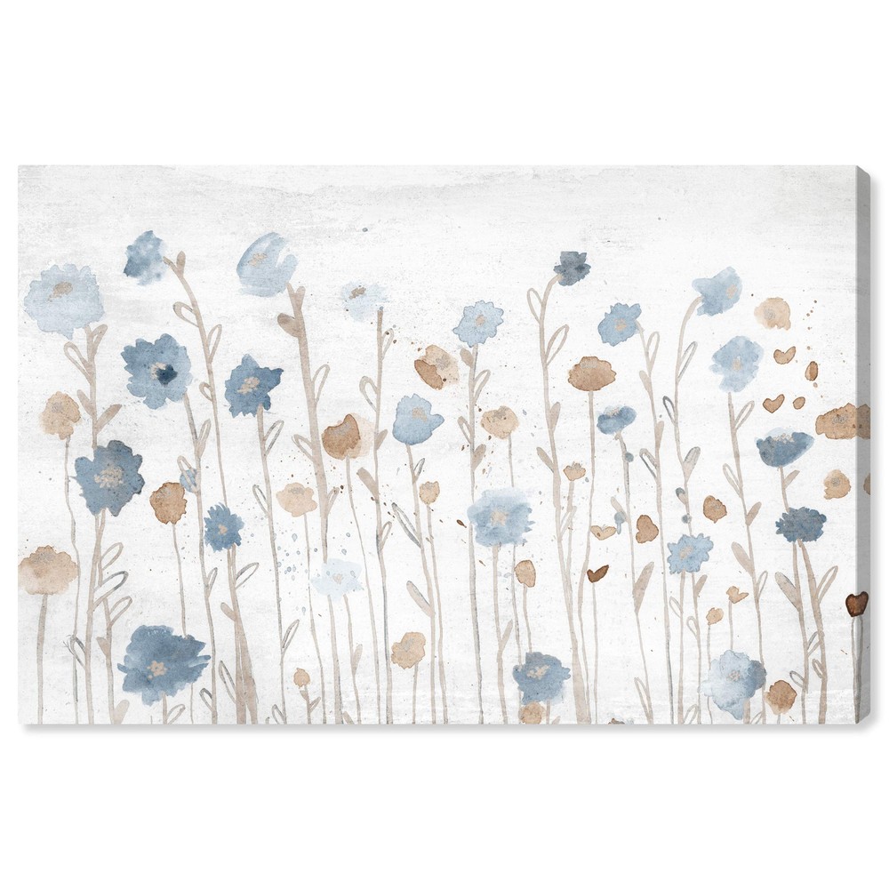 Stunning Light Blue Canvas Wall Art for Living Room and Bedroom Décor