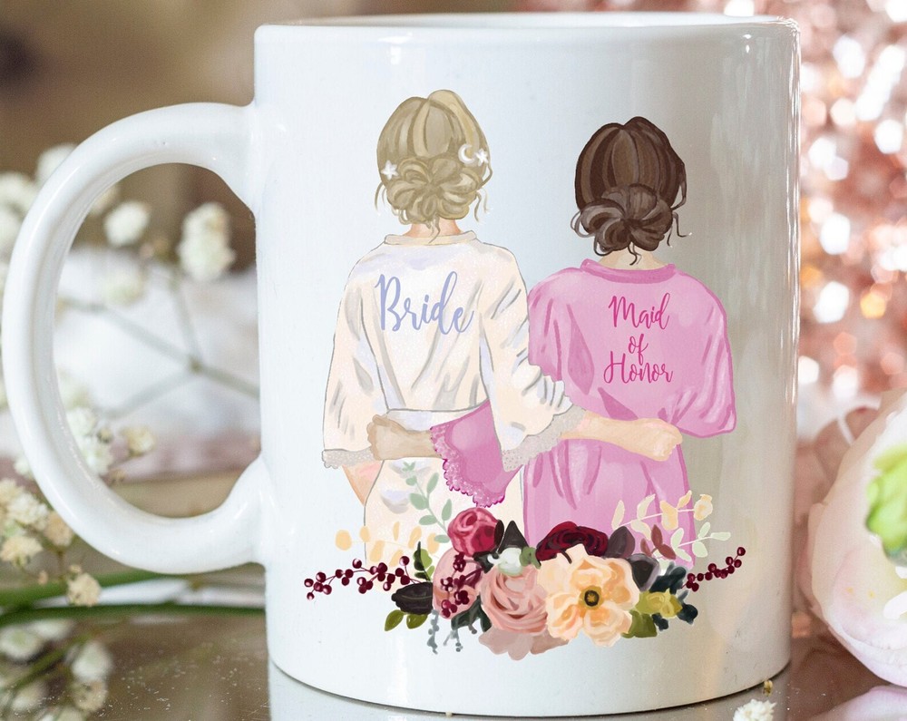 Custom Bridesmaid Mug. Bridesmaid Proposal. Will You Be My Bridesmaid? Maid Of H