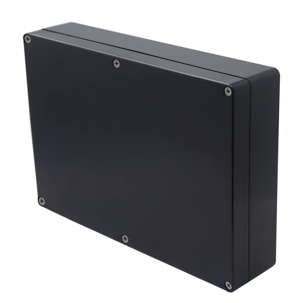 Project Box IP65 Waterproof Junction Box ABS Plastic Black Electrical Boxes D...-image