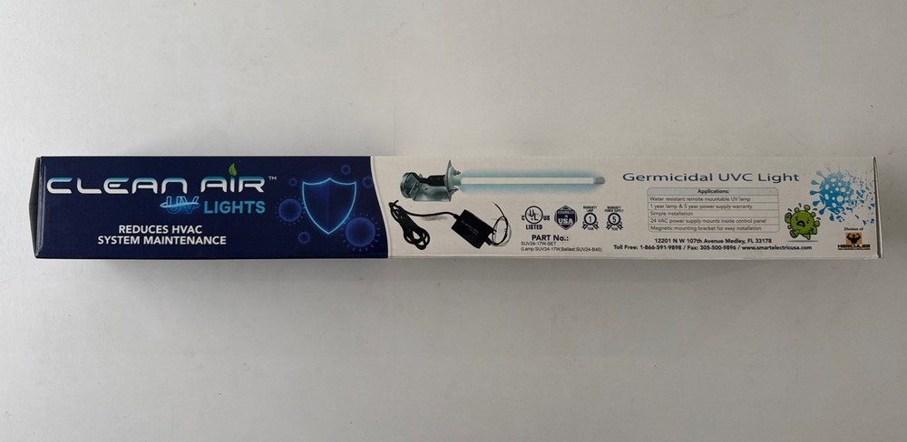 UV LIGHT AIR PURIFIER FOR AC HVAC-image