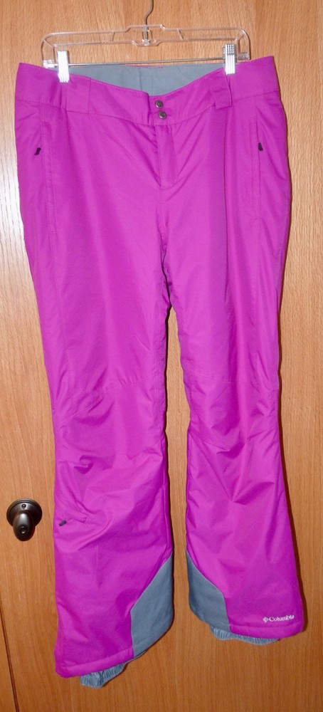 COLUMBIA Womens’ Bugaboo II Snow Pants Magenta L Perfect!