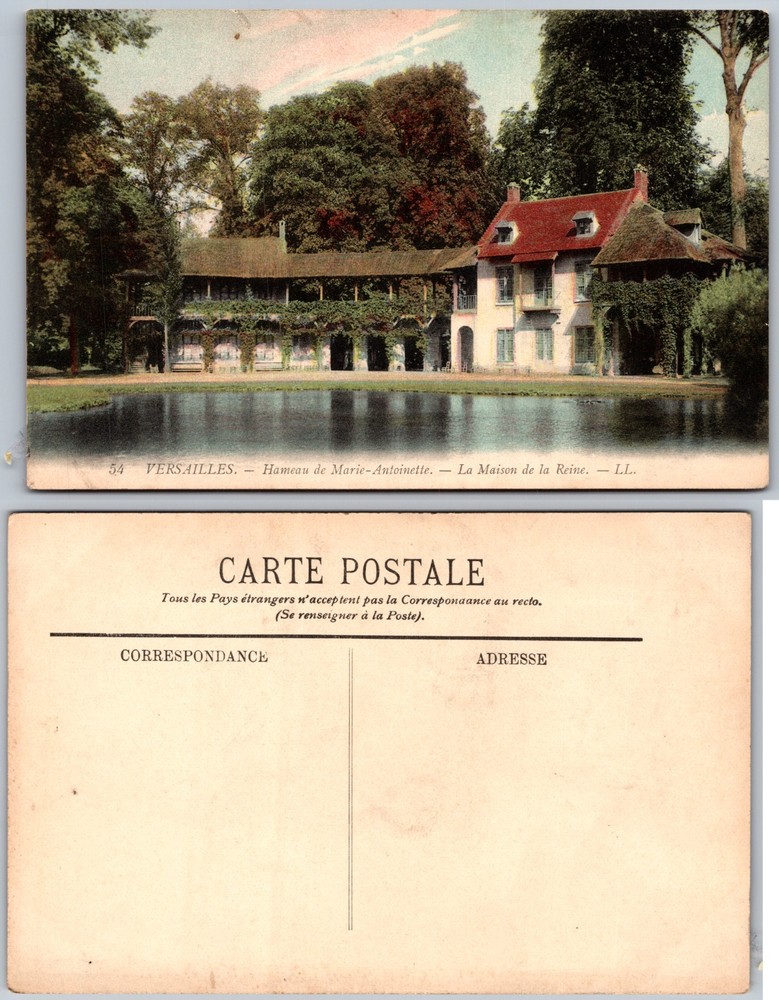 Versailles Queen's Hamlet Maison de la Reine Postcard