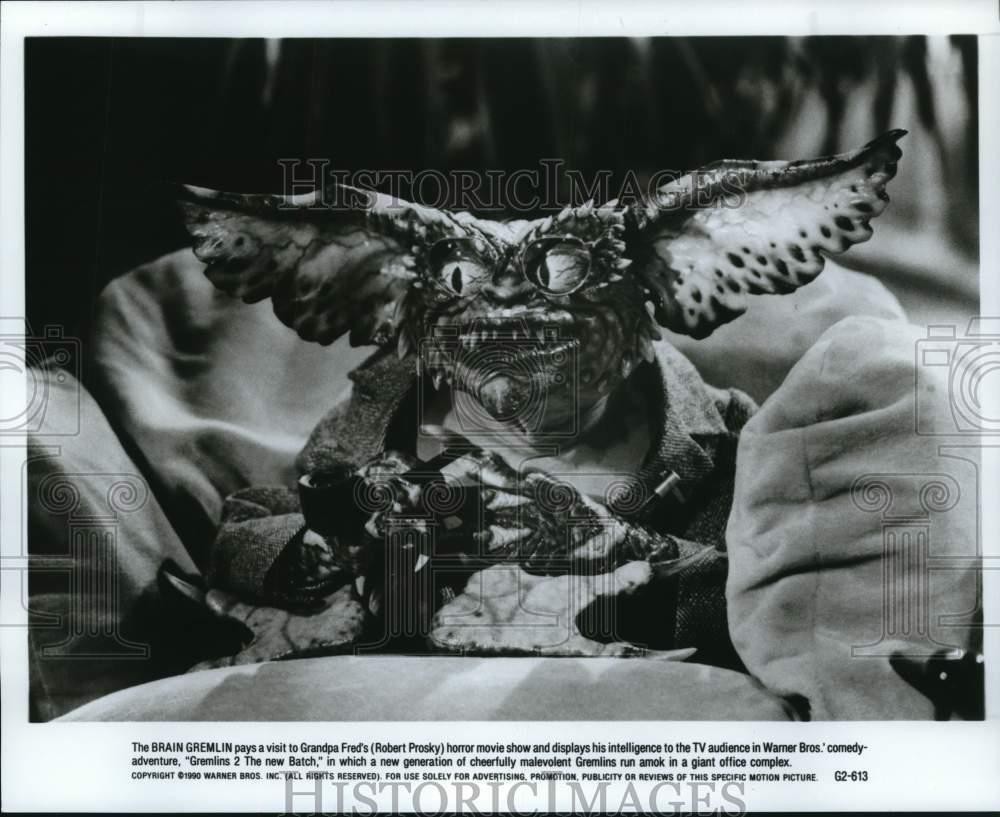1990 Press Photo A Gremlin in a scene from 