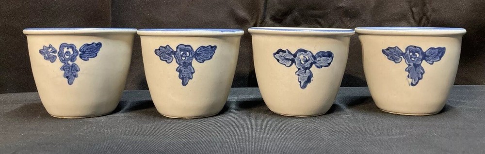 Pfaltzgraff Yorktowne 6oz Stoneware Custard Cups Set of 4