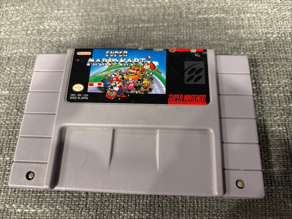 Super Mario Kart SNES Super Nintendo