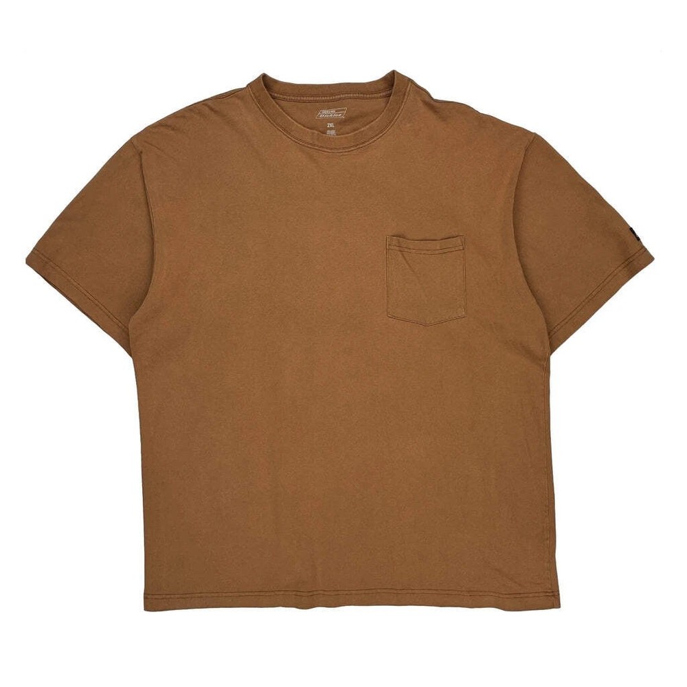 Dickies T-Shirt - 2XL Brown Cotton